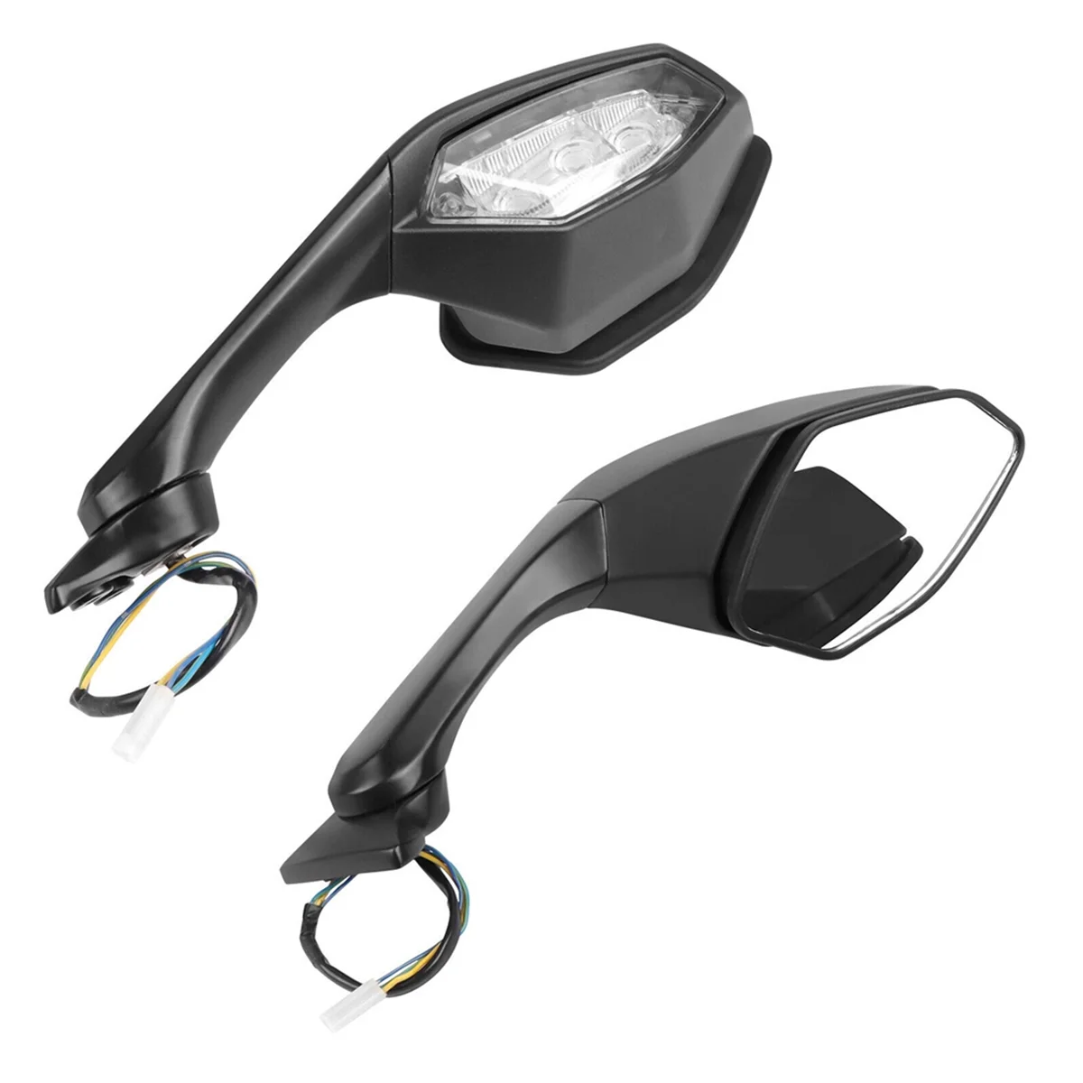 Spion sepeda motor dengan sinyal belok untuk R1 R6 YZF-R1 YZF-R6 2017 2018 2019 2020