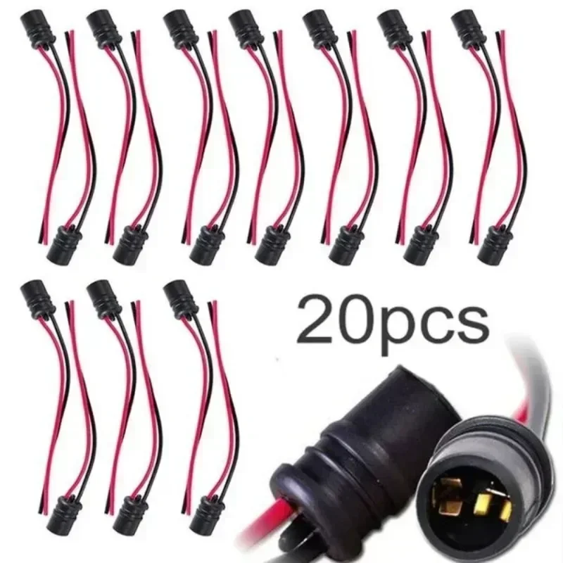 DC12V T10 W5W 147 marcador de enchufe instrumento luces soporte conector cable bombilla arnés de goma suave piezas de repuesto para coche