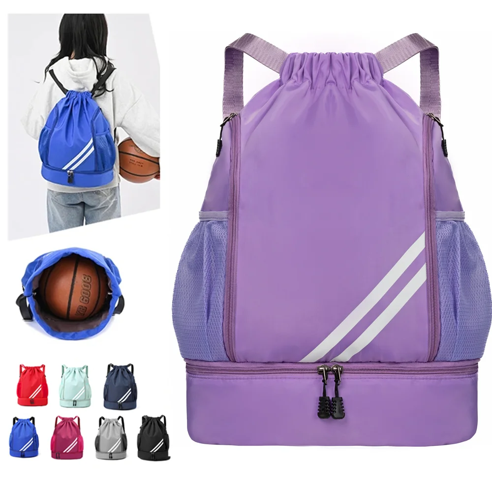 Sport Basketball Backpack Travel Outdoor Waterproof Swimming Fitness Travel Sports Bag Basketball Pouch Hiking Climbing Backpack