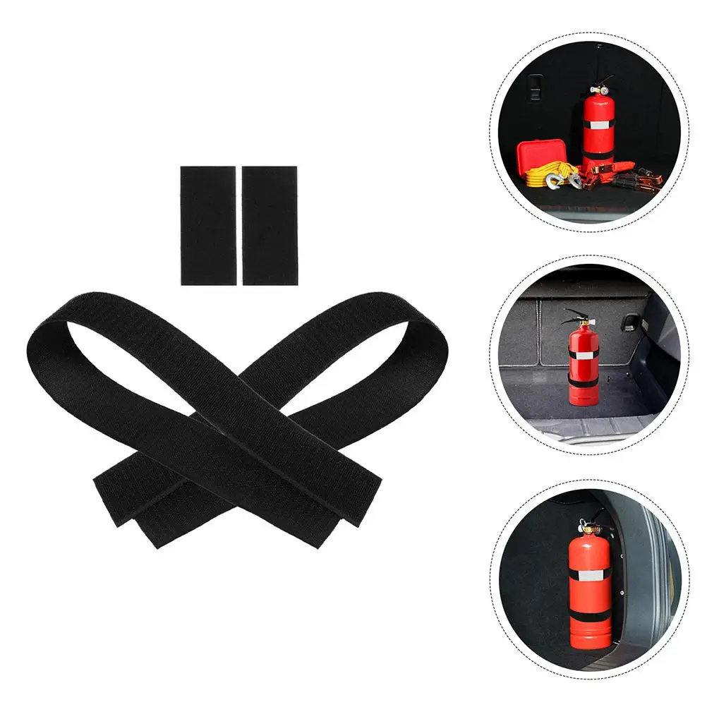 4 Pcs Fire Extinguisher Fixing Strap Holder Mount Bracket Trunk Vehicle Secure Non Slip Durable Cargo