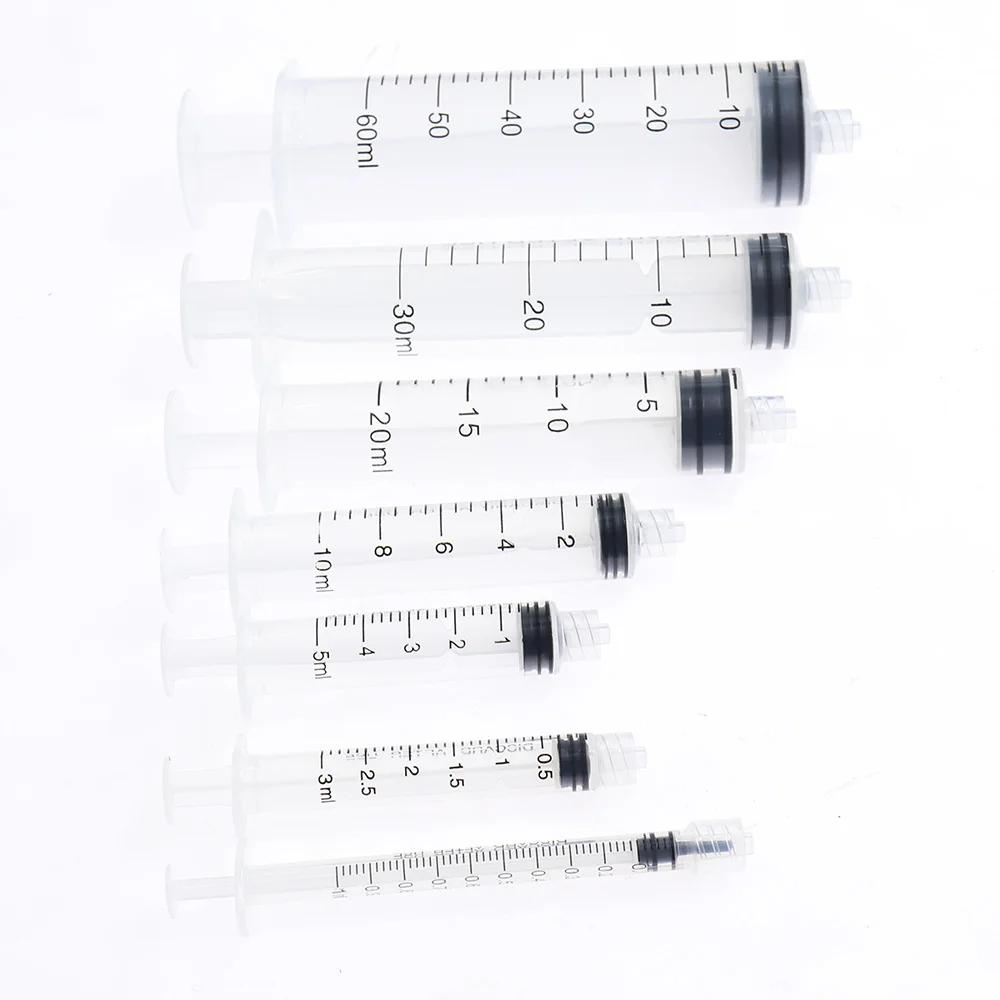 Luer Khóa Ống Tiêm 1 2 3 5 10 20 30 50 60 100 200Ml Công Nghiệp Pha Chế
