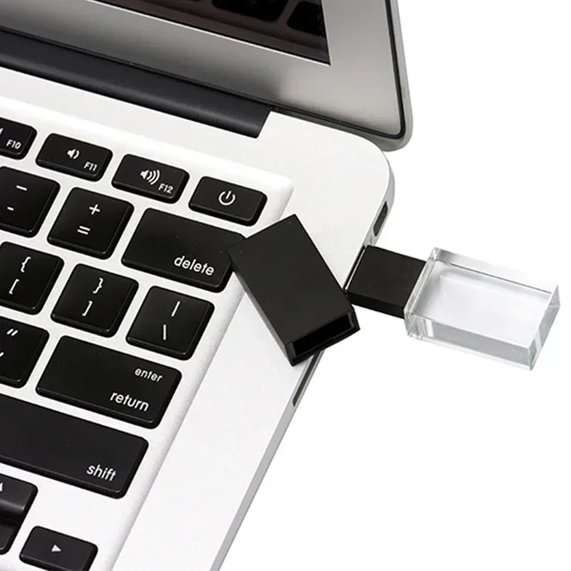 JASTER Pha Lê USB 2.0 4GB 8GB 16GB 32GB 64GB Cưới Quà Tặng Đèn LED Trên 10 chiếc Giá Rẻ Logo Camera Bút 100% Dung Lượng Thật