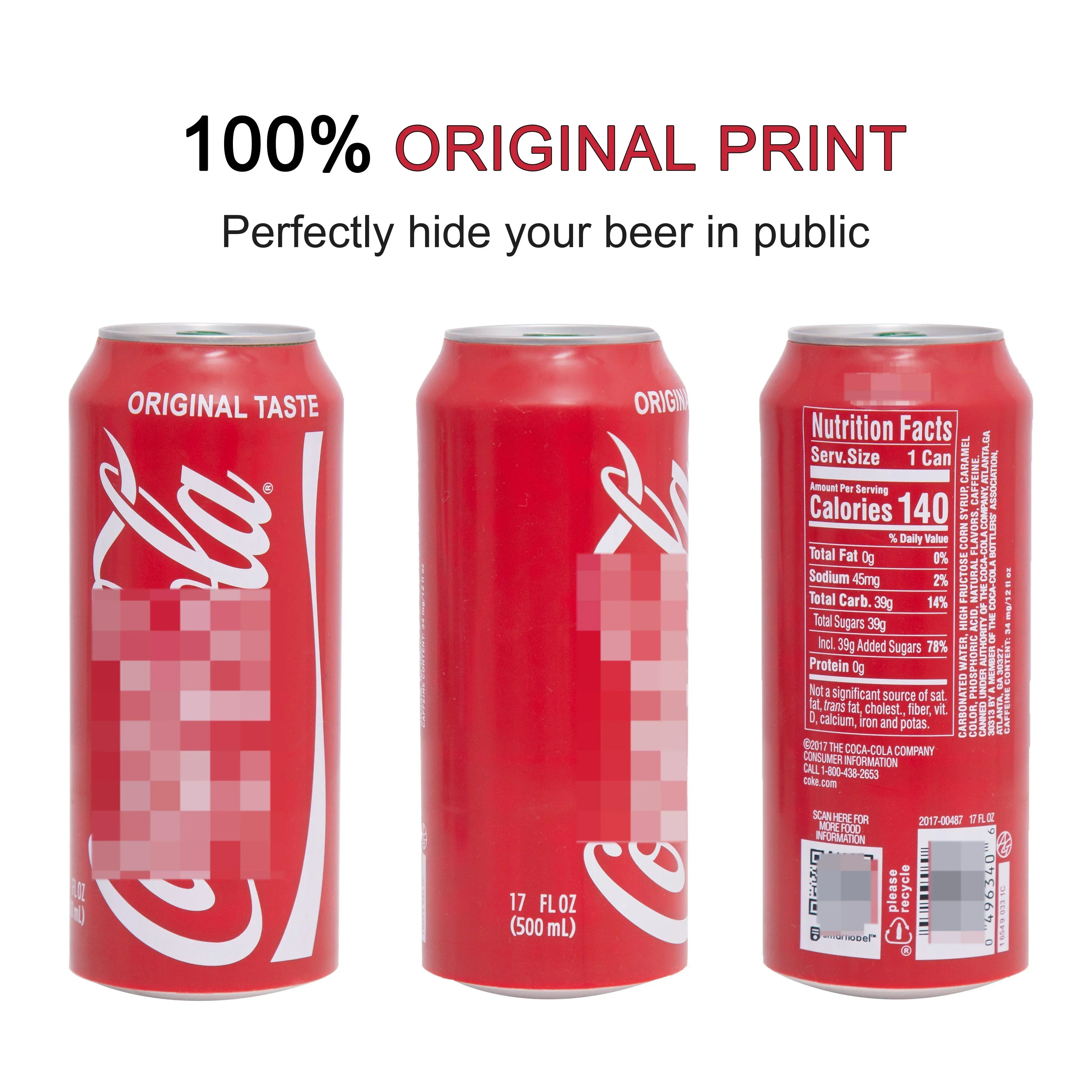 silicone beer can cover Bottle Sleeve hide a beer beer can Case for 330ml to 500ml cans suit for golf basketball park beach