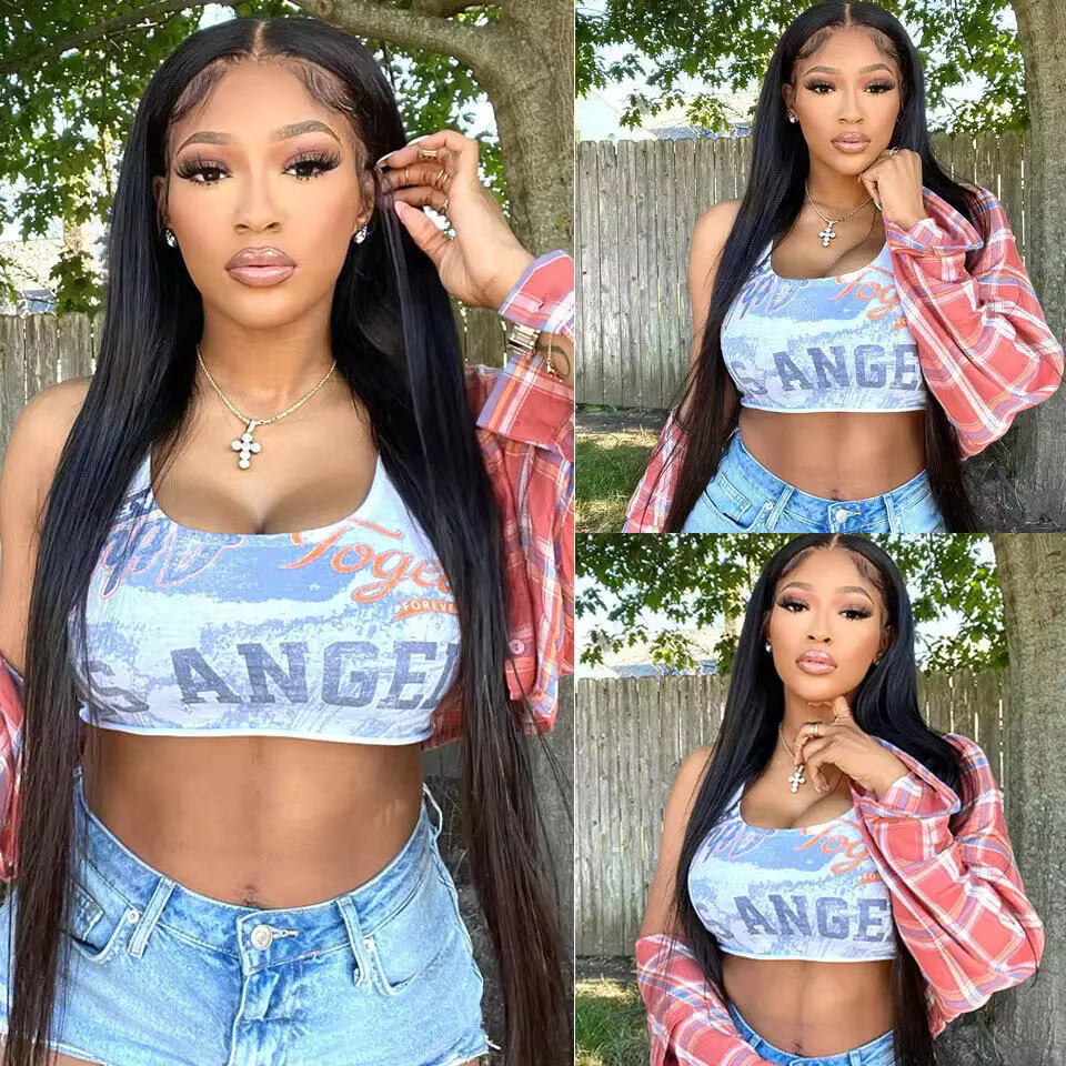 12a pacotes de cabelo humano reto brasileiro negócio 100% extensões de cabelo humano virgem não processado cor natural 1/3/4 pacotes à venda