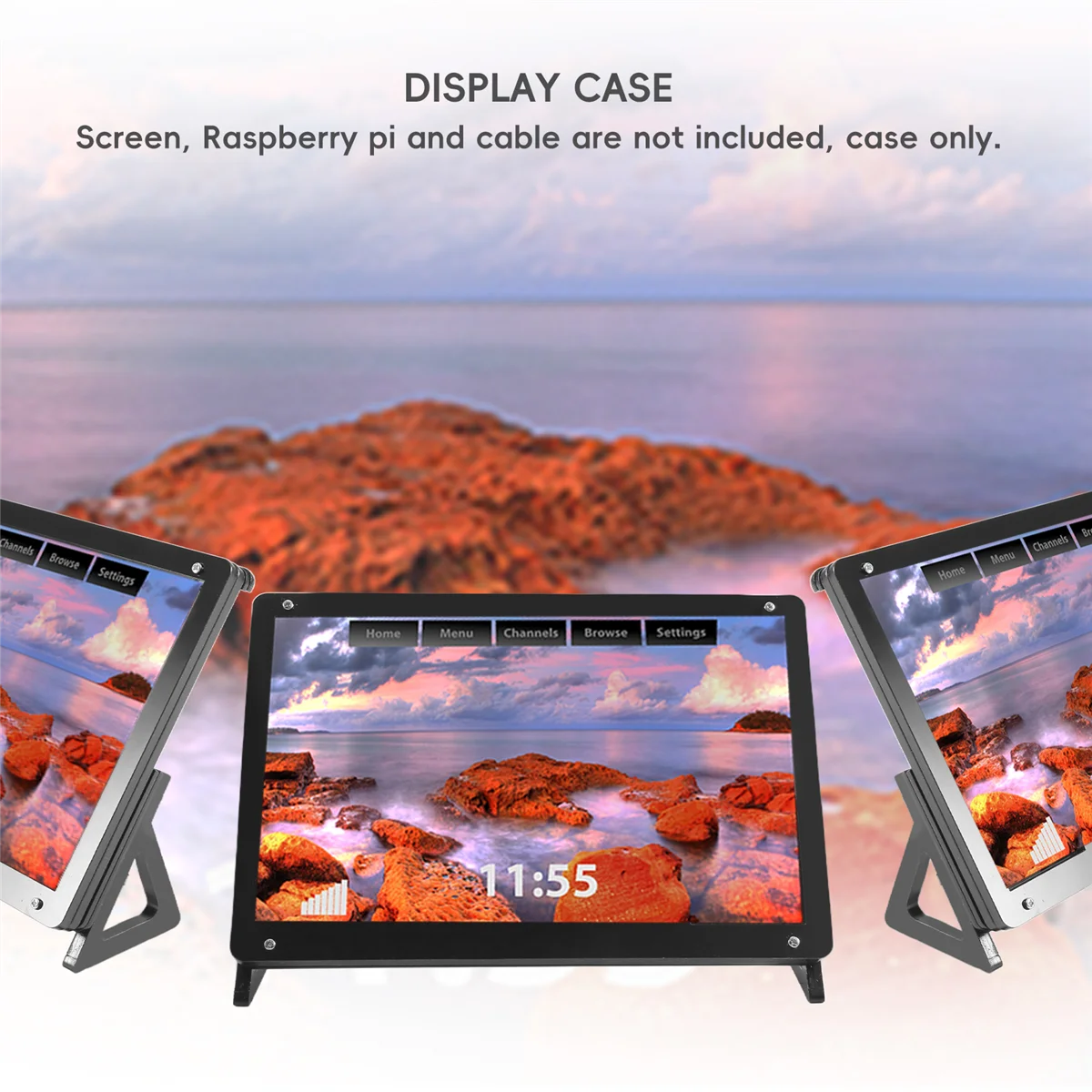 7 Inch Lcd Acrylic Bracket Case Contact Screen Case Holder Bracket For Raspberry Pi 3 Model B+