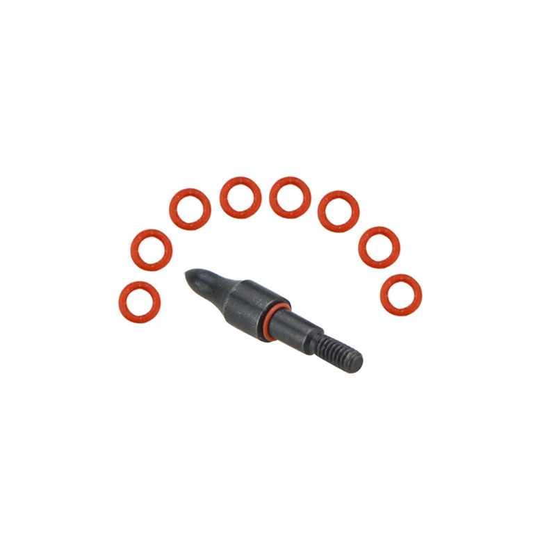 60/100 Uds. Puntas de punta de flecha para tiro con arco, cerraduras, arandelas de goma, puntas anchas de objetivo, puntas de punta de flecha, accesorios para deportes al aire libre