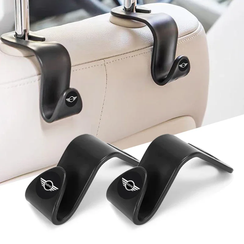 Car Hook Seat Headrest Organizer Holder Accessories For MINI Cooper One JCW Clubman Countryman R55 R56 F55 F56 R57 R58 R59