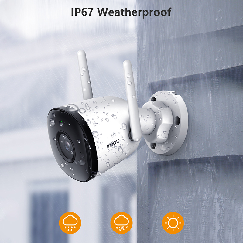 IMOU Wifi Outdoor Camera Bullet 2C 4MP 2MP Surveillance IP Camera Automatic Tracking Weatherproof AI Human Detection