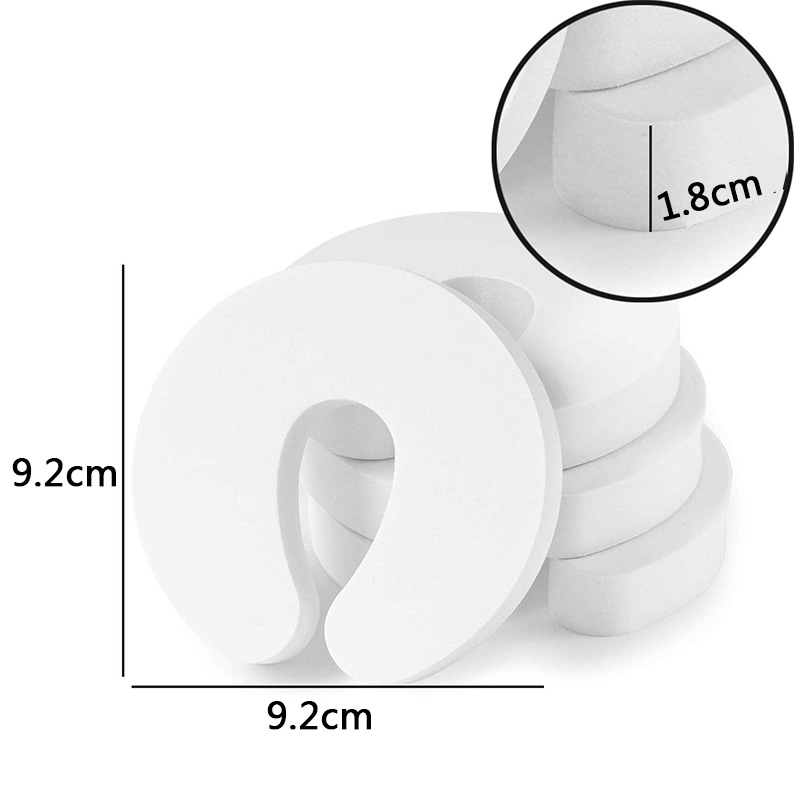 4 pçs porta dedo pitada guardas portas à prova de bebê slam rolha espuma extra macia design elegante segurança da criança dedo proteger