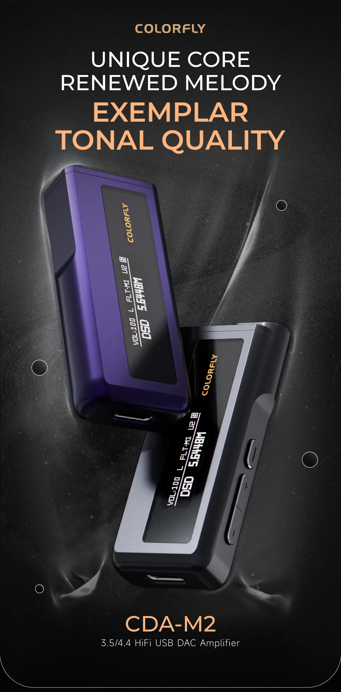 COLORFLY CDA-M2 DAC/AMP USB portátil dual CS43198