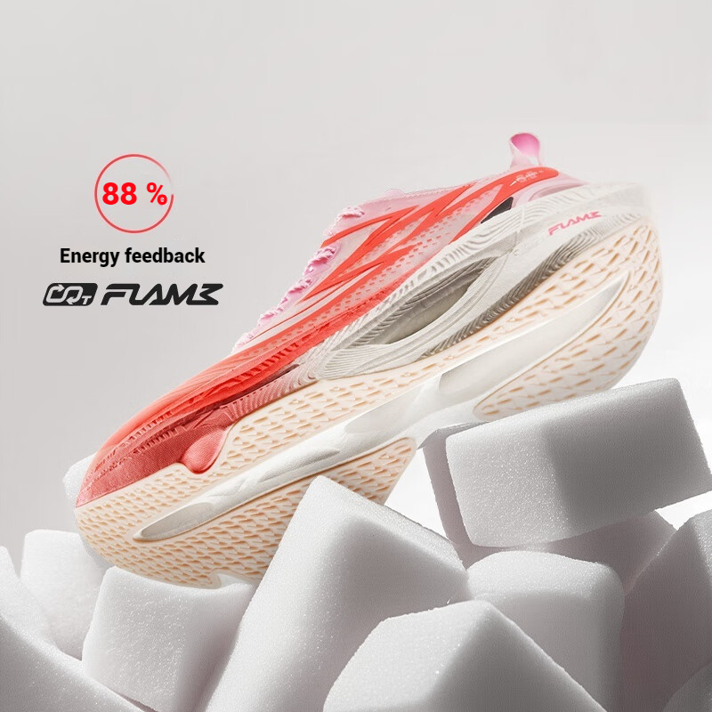 361 องศาเปลวไฟ 3.5 รองเท้าวิ่งชายรองเท้าแผ่นคาร์บอน Racing Marathon Professional CUSHIONING Anti-SLIP รองเท้าผ้าใบชาย 672512215 ฟ