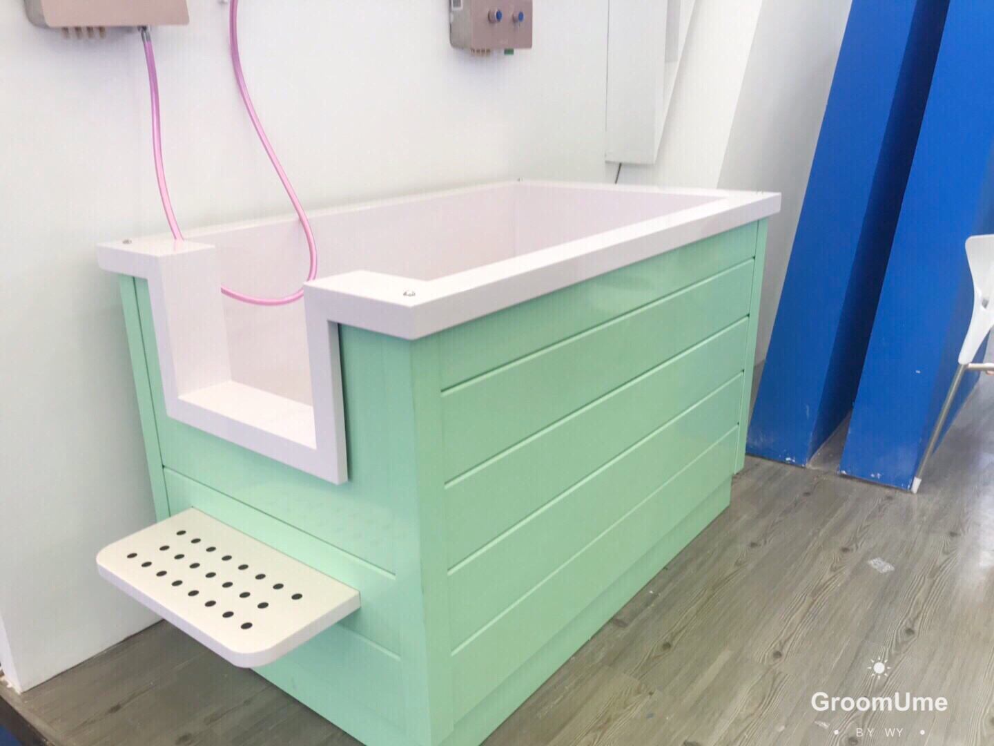 Dog pet washing station bathtub plastic grooming bath spa