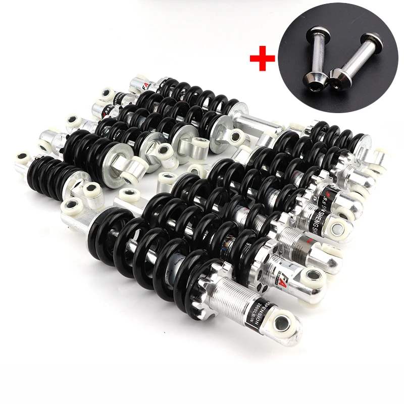 Amortiguador de suspensión trasera para patinete eléctrico, 90/100/115/125/150/170/180/190 MM, para 47cc49CC, Super Minimoto, ATV, Mini bicicleta de bolsillo