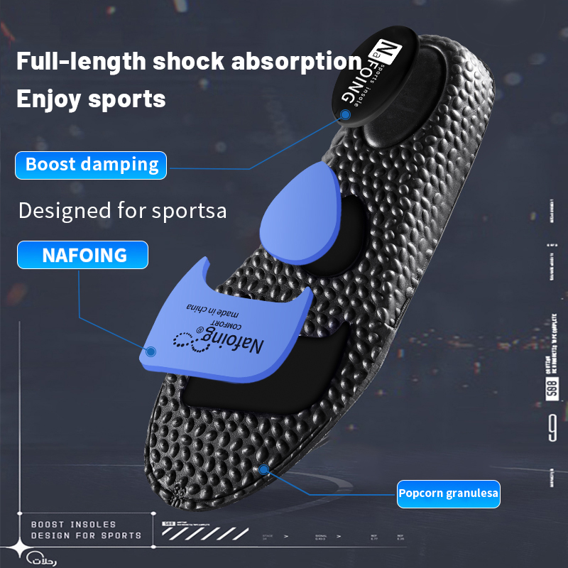 Sport Einlegesohlen für Schuhe Sohle Stoßdämpfung Deodorant Atmungsaktive Kissen Laufende Einlegesohlen Für Füße Mann Frauen Massage Pflege Pads