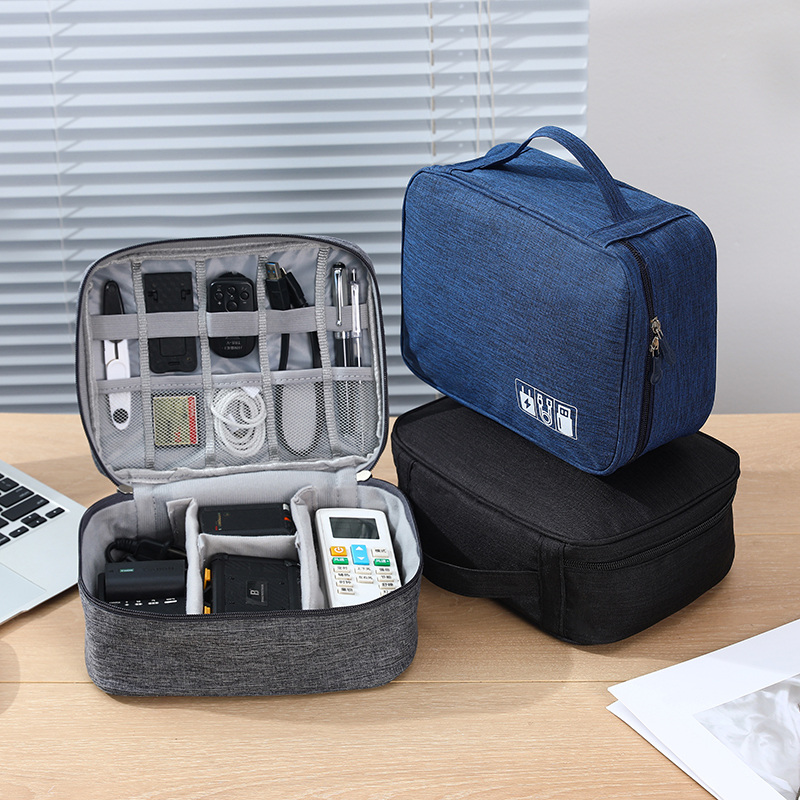 Leisure Office Travel Multifunctional Electronic Products Data Cable Storage Bag Waterproof Portable Digital Storage Bag