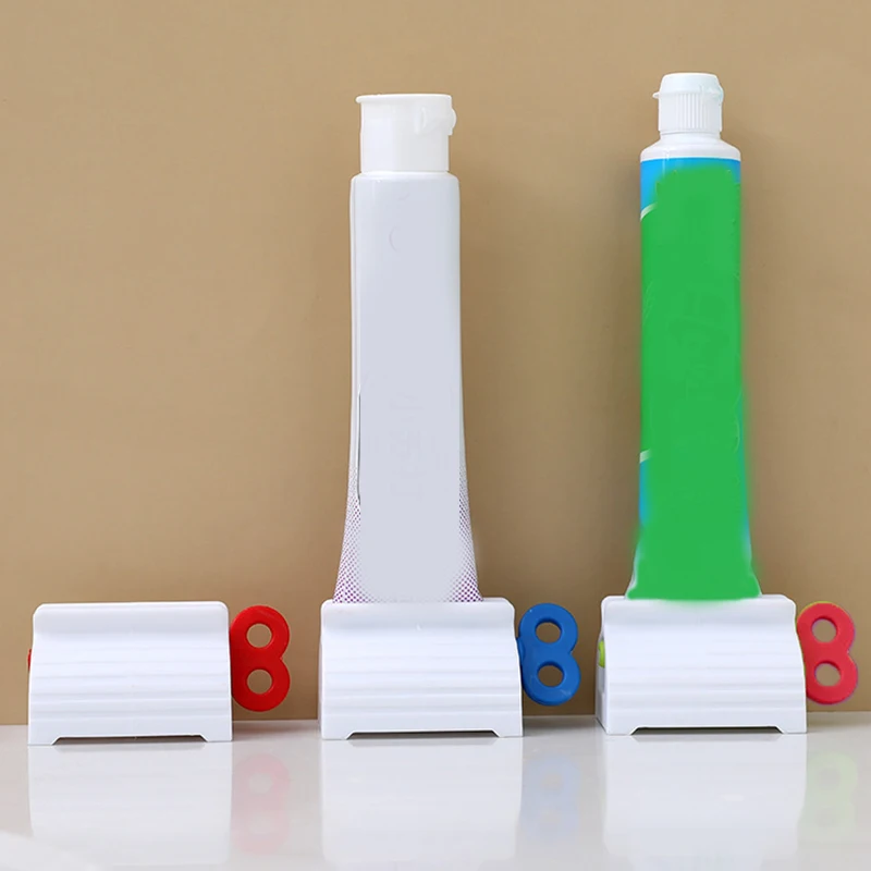Toothpaste Squeezer Device Multifunctional Dispenser Facial Cleanser Clips Manual Lazy Tube Tools Press Bathroom Accessories