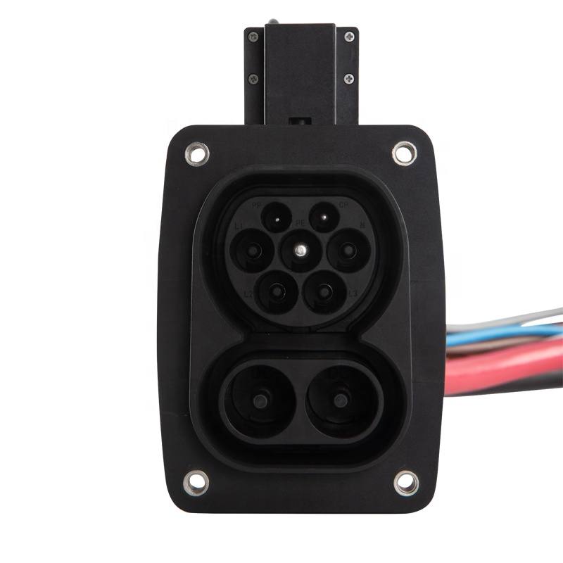 2025 alta qualidade dc ccs veículo elétrico carregamento ccs2 ev soquete 200a combo conector de carregador rápido