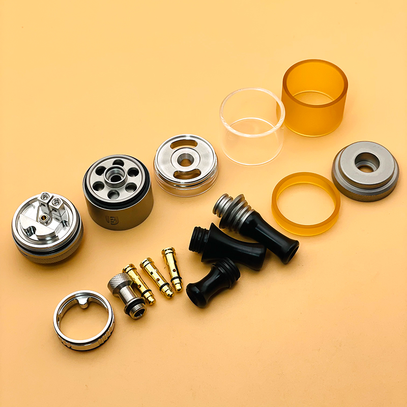 DSX Berserker V3 MTL RTA atomizador BSKR B3 MTL tanque 2ml/6ml 24mm llenado superior bobina única con 3 puntas de goteo MTL tanque reconstruible RTA