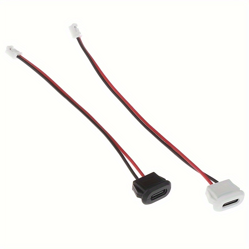 5PCS USB 2.0 Direct Pressure Welded Wire Type Mother Lamp Toy Charging Port Table Lamp Precision Instrument Charging Port