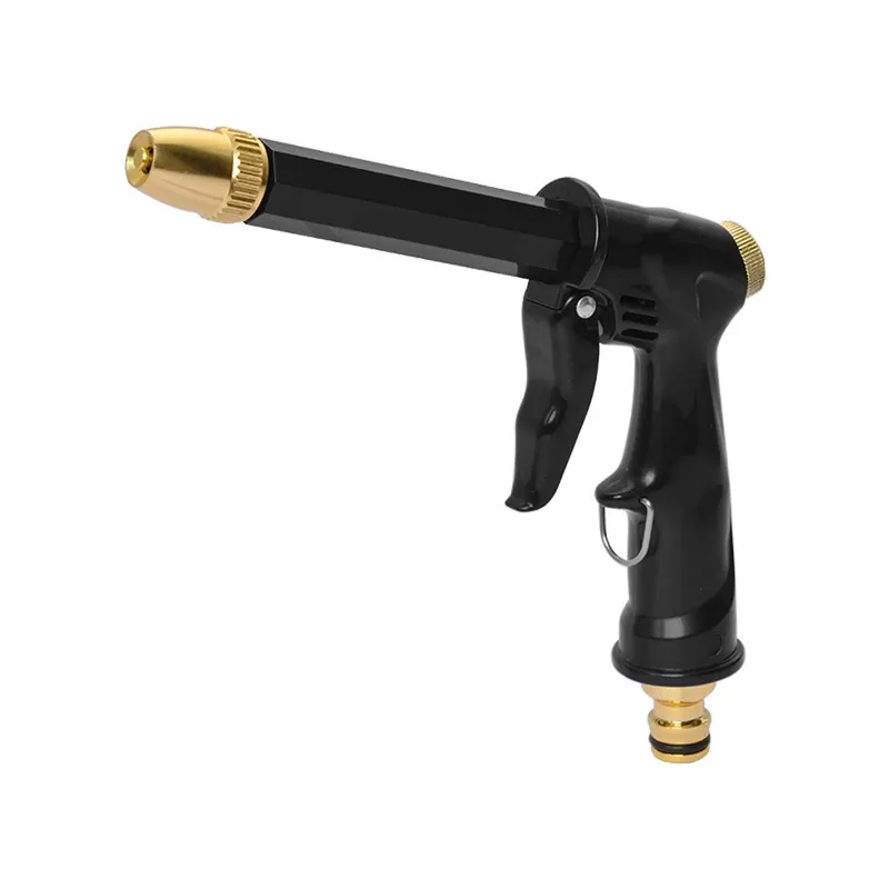 Pistola de agua multifuncional para lavado de coches, herramienta de pistola de agua para riego de jardín de doble uso, negrita y extendida