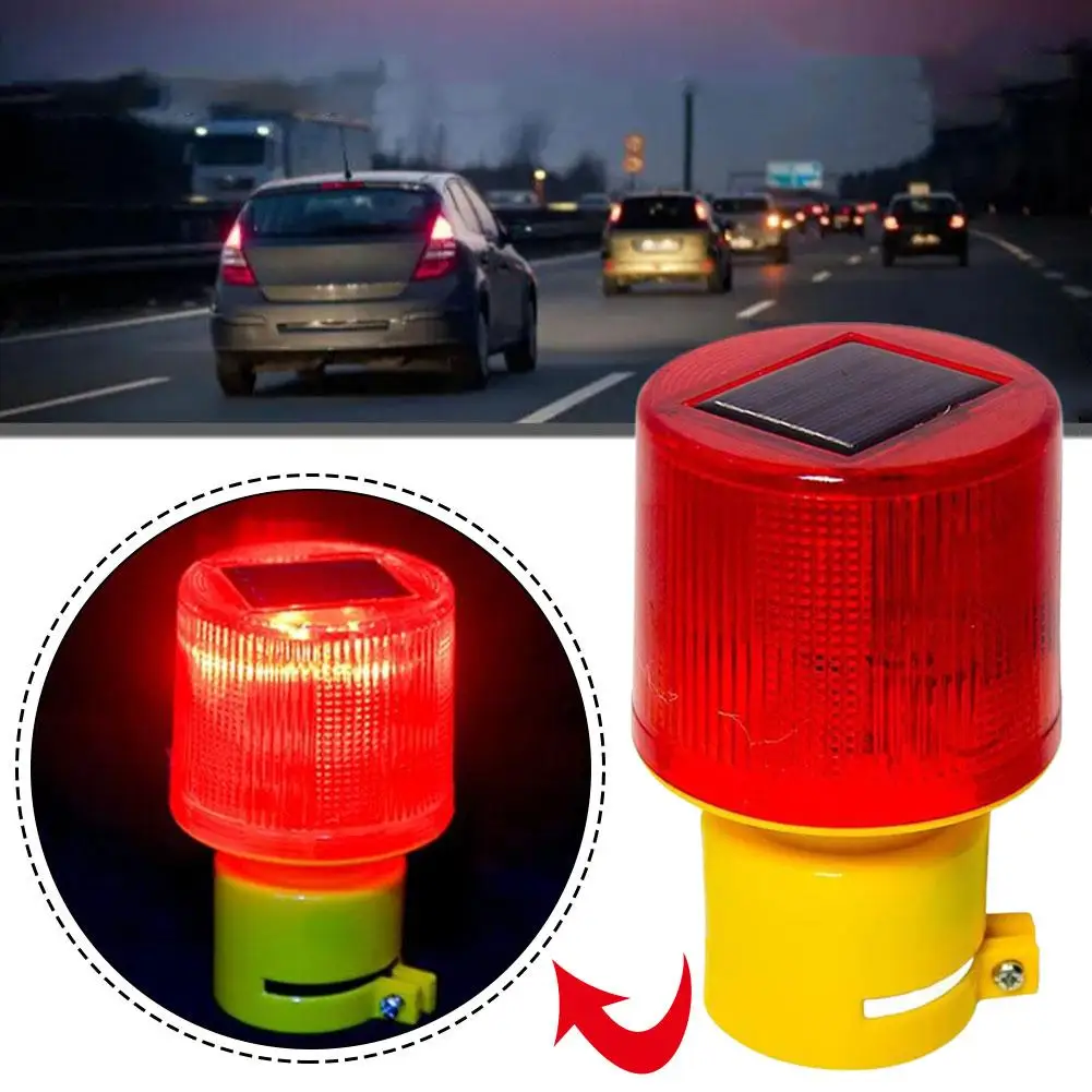 Solar led luz de emergência solar tráfego torre guindaste luz advertência lâmpada led para canteiro de obras porto estrada lâmpada marinha