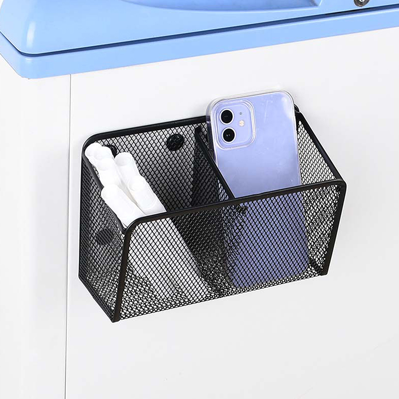 Magnets tift halter Briefpapier Lagerung Mesh Korb Desktop-Stift Make-up Pinsel Behälter Küche Kühlschrank Veranstalter