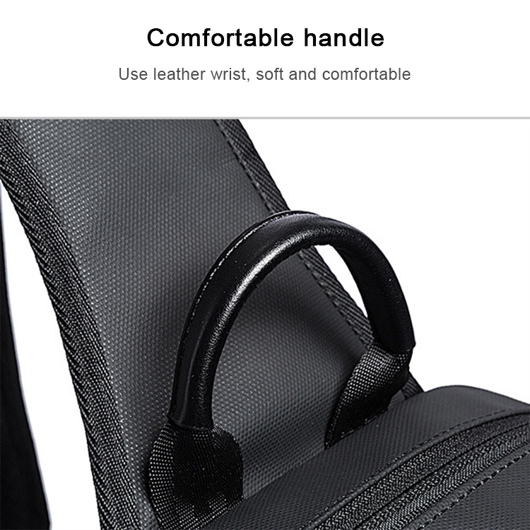 BANGE-Bolso de hombro para hombre y mujer, bandolera mensajero de viaje y ocio con el mismo bolso de pecho, bolsa con carga USB