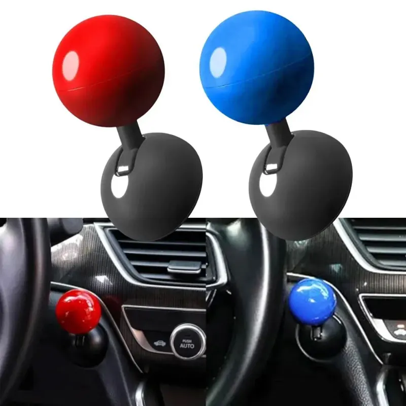 Nowy przycisk uruchamiania samochodu Push Start Automatyczna osłona przycisku zapłonu Motoryzacyjny przycisk One-Touch Rocker Silnik samochodowy Push Start Dźwignia stopu