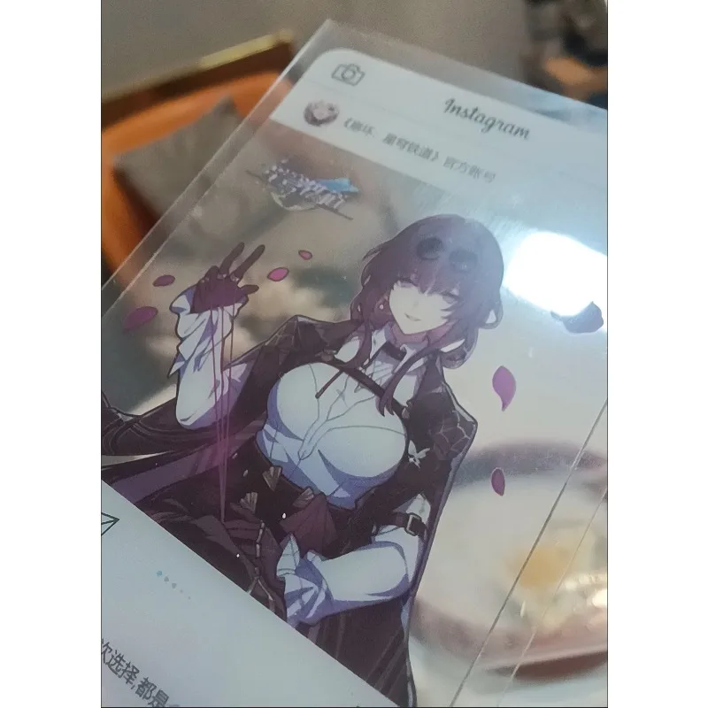 6 unids/pack juego Honkai Star Rail Dan Heng · Immibitor Lunae 7 de marzo Aventurina Kafka Jing Yuan Sparkle foto Pvc tarjeta transparente