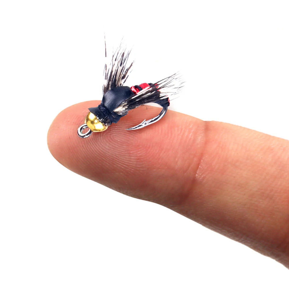 5/10Pcs Fly Insects Lures Fly Fishing Lures Fly Bait Hooks Imitation Insects Fly Bait Bionic Fly Bait for Trout Bass Salmon