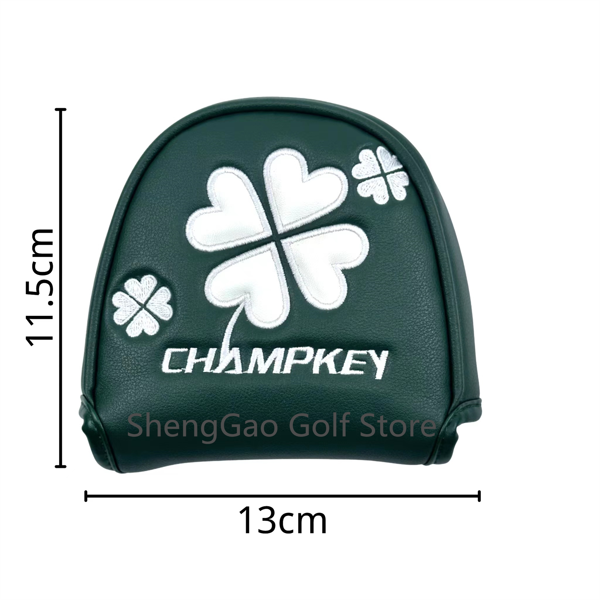 1 шт. чехол с рисунком счастливого клевера, брелок для клюшки для гольфа, Магнитный чехол для клюшки