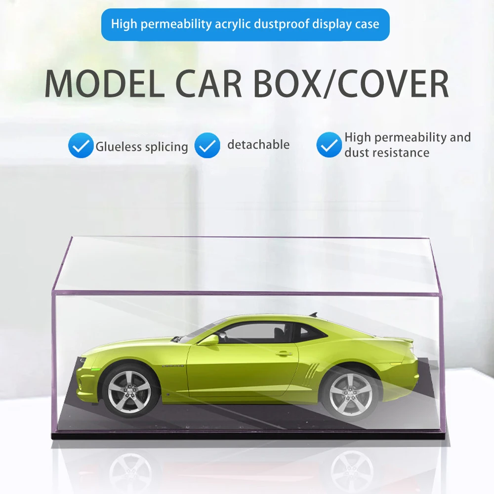 1: 43 Display Box Storage Box Model Ornament Dust Cover Transparent Handmade Blind Box Acrylic high quality Display Boxs