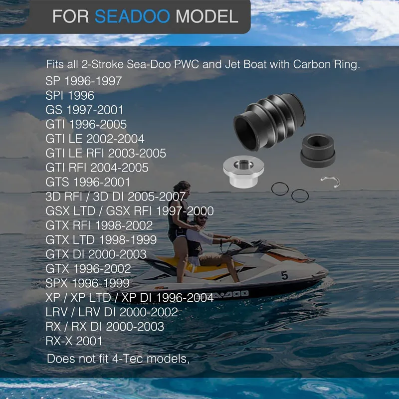 Für Sea Doo Carbon Dichtung Stick Linie Rebuild Kit & Boot Alle Außenborder 717 720 787 800 951 SPX XP GTX GSX Boot Zubehör