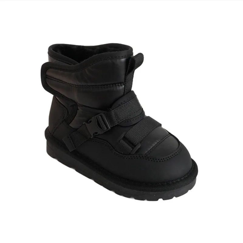 Crianças botas de neve de inverno bebê resistir inverno-20 graus botas altas meninos botas de neve à prova dwaterproof água meninas engrossar botas esportivas de pelúcia