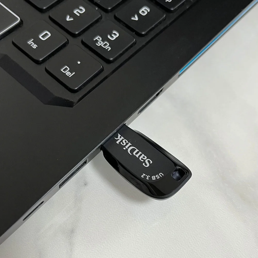 SanDisk USB3.2 Flash Drive 32GB 64GB 128GB 256GB Pen Drive Up to 100M/s Memory Stick Pendrive U Disk Transmemory Flash Disk Z410