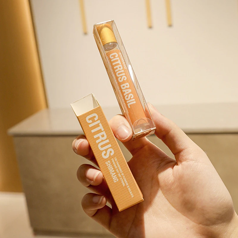 10ml de perfume roll-on fresco, natural, duradouro e com fragrância leve
