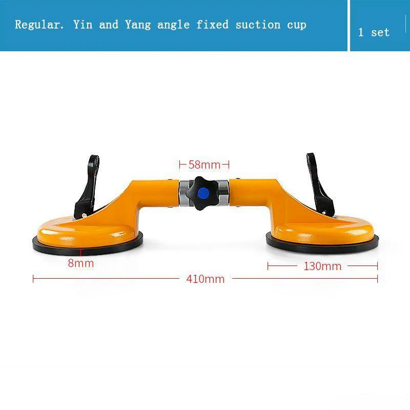 Ângulo ajustável fixo splicing ventosa fixador de ângulo direito telha de vidro ardósia yin e yang ângulo instalação ferramenta