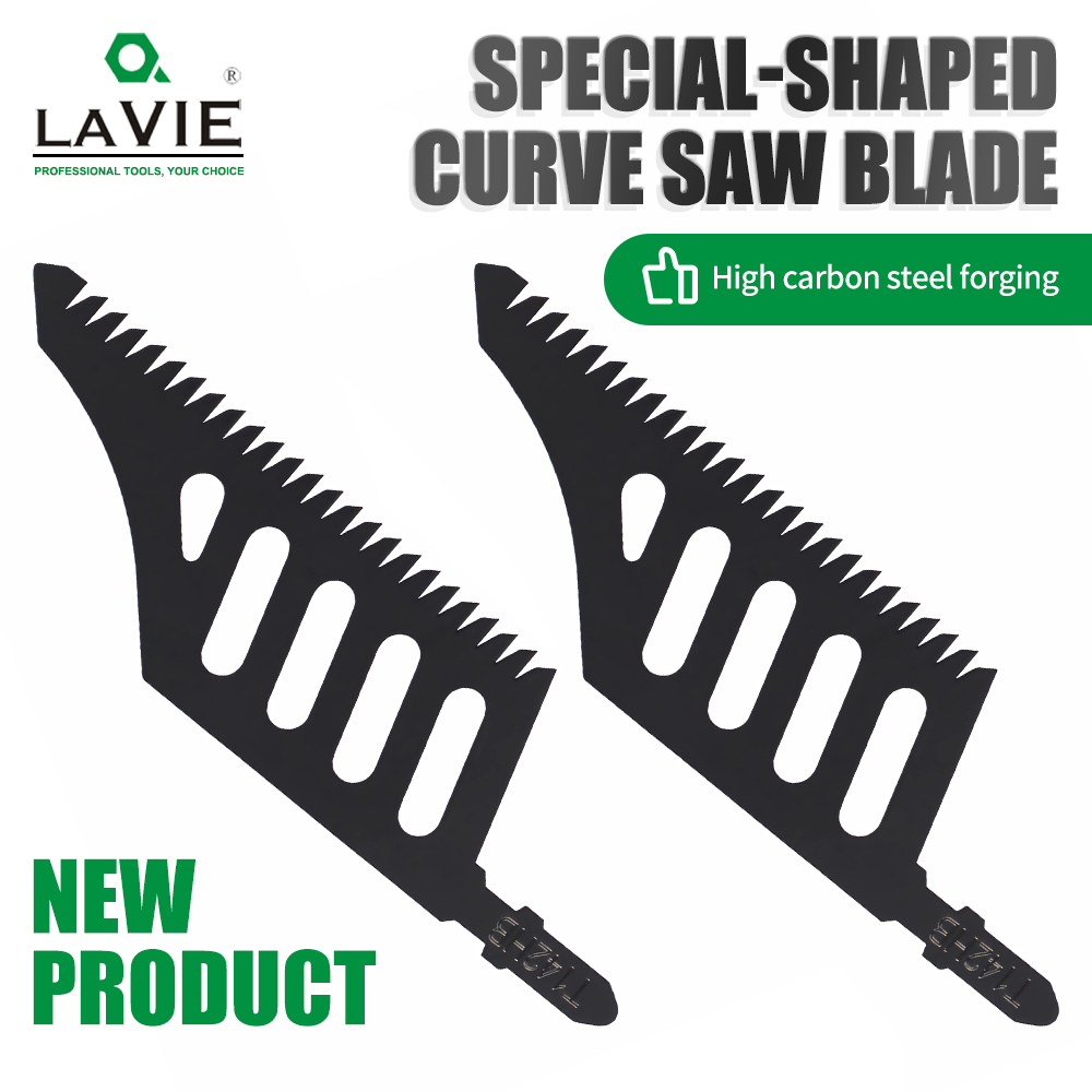 LAVIE изогнутое пильное полотно T142HB с Т-образным хвостовиком для резки заподлицо, сменные лезвия для прецизионных фрез, аксессуары для электроинструментов JIG03001