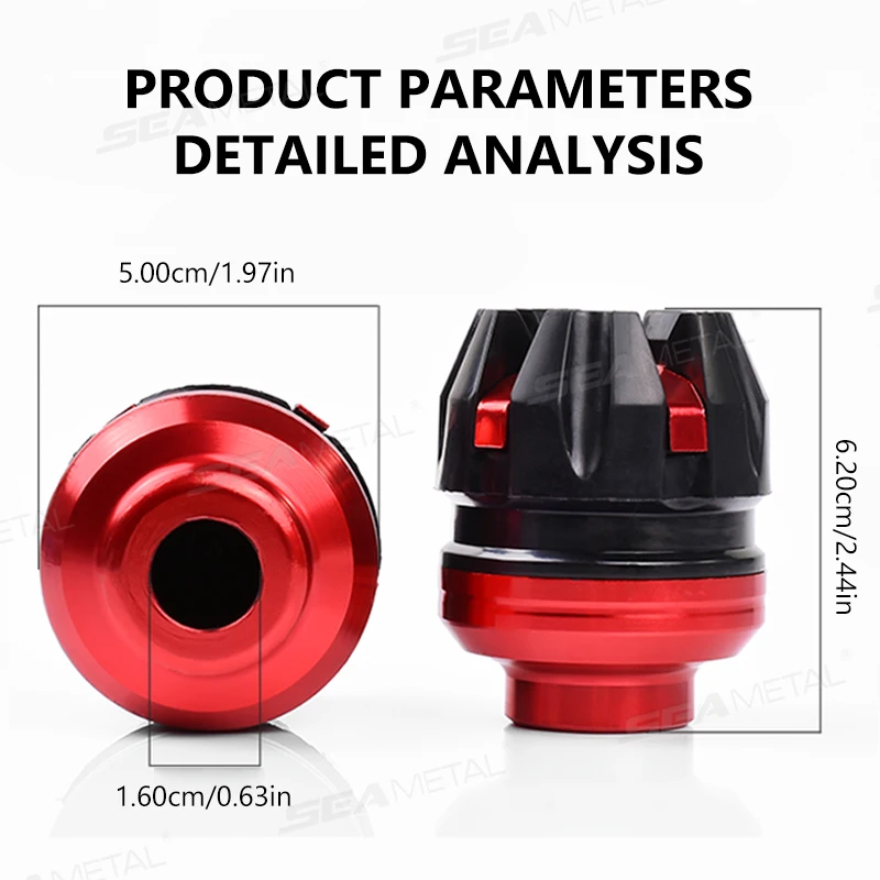 Blalion 2/4 pçs universal suspensão dianteira proteção copo quadro slider caindo protetor modificado para moto anti-queda pára-choques