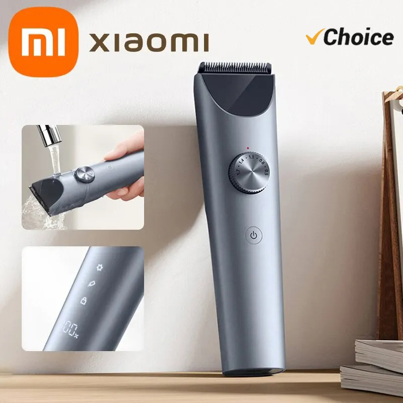 Xiaomi mijia máquina de cortar cabelo 2 aparador cabelo profissional máquina corte barba ipx7 à prova dwireless água sem fio máquina corte mijia clipper 2