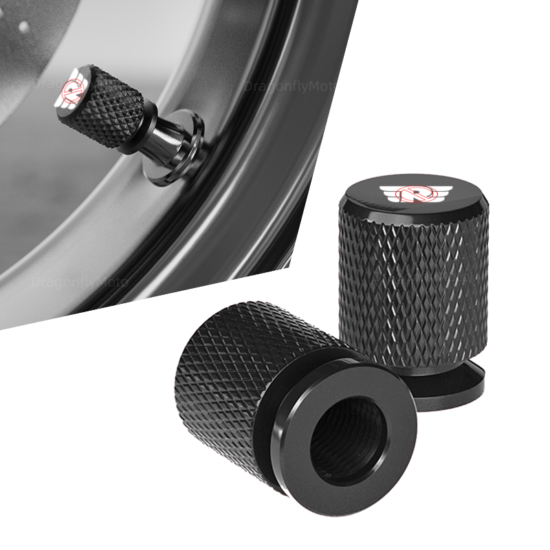 Motorcycle Tire Valve Caps For Royal Enfield Bullet/Meteor/Classic 350 500 Interceptor 650 Continental GT 535 Himalayan 411 400