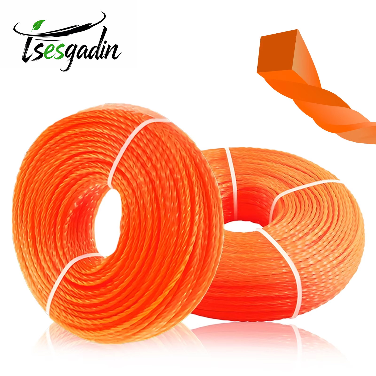 TSES 100 м * 1,6 ~ 4,0 мм нейлоновый триммер для травы, веревка, кусторез, высокоэффективная нейлоновая леска для кустореза