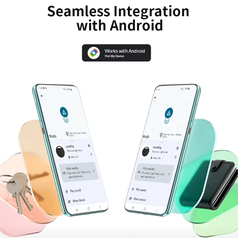 1/2/ 4pcs Bluetooth GPS Tracker Work With Android Google Find My App Key Finder Pet Locator Smart Tag for Xiaomi Samsung Phones