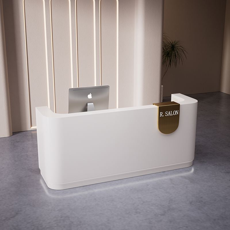 Organizadores Mesas de recepção da empresa Loja moderna Bar de beleza Mesas de recepção de restaurante de luxo Mesa executiva Móveis da moda