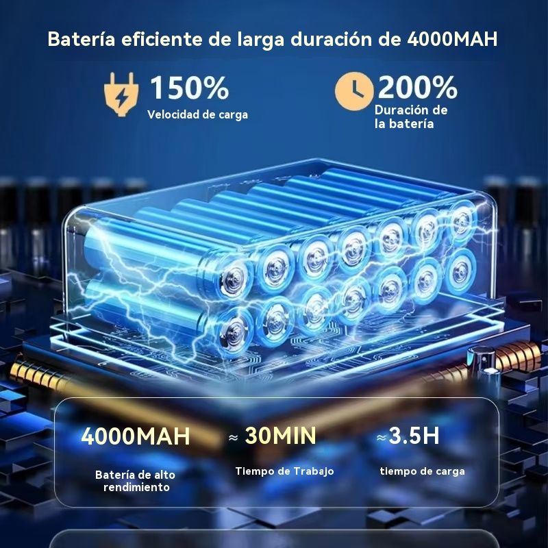CENRR 98000PA Mini aspiradora de coche inalámbrico potente limpiador de coche pistola de aire de mano aspiradora portátil