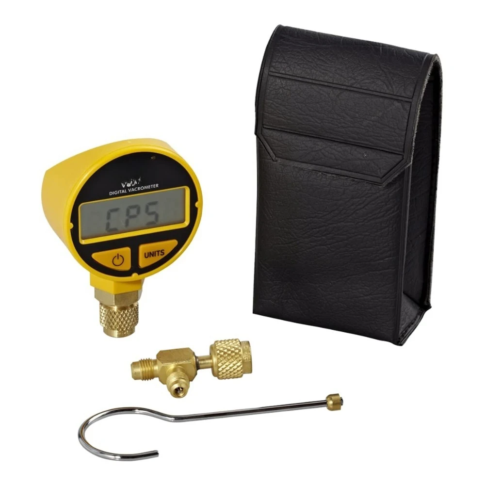Upgraded version VG200 Digital Vacuum Gauge | NIST Calibration for Accuracy,Withstand 400 Psi Pressure,Easy-to-Read 5-Digit LCD