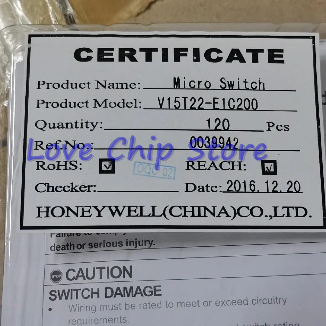 5 pezzi nuovo originale Touch the switch V15T22-E1C200 muslimatic Basic / Snap Action switch V Basics