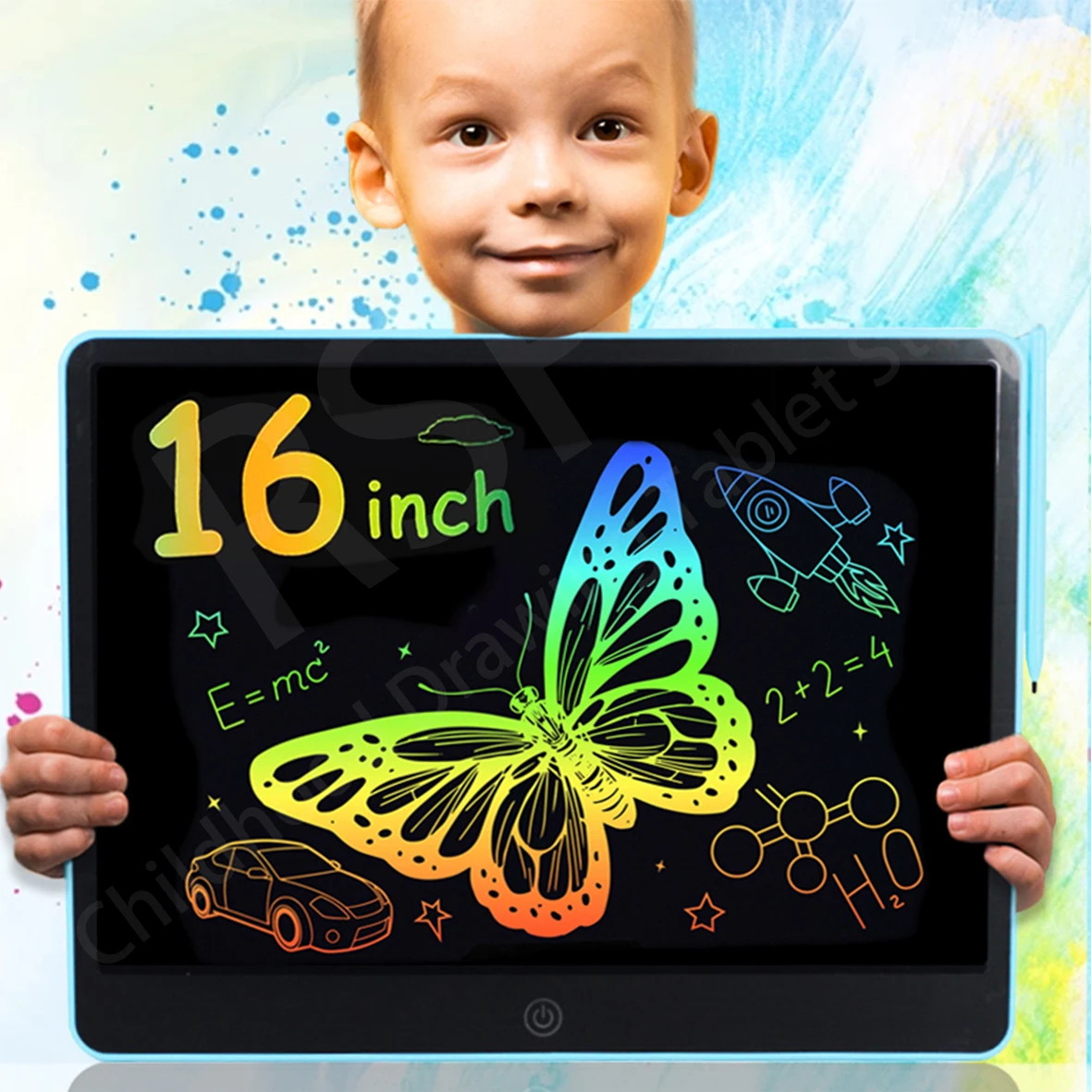 16/12/10/8.5/8.2/6.5/4.5 インチ LCD グラフィックタブレット、カラー描画タブレット、3 4 5 6 7 8 年子供の誕生日プレゼント/クリスマス/旅行おもちゃ