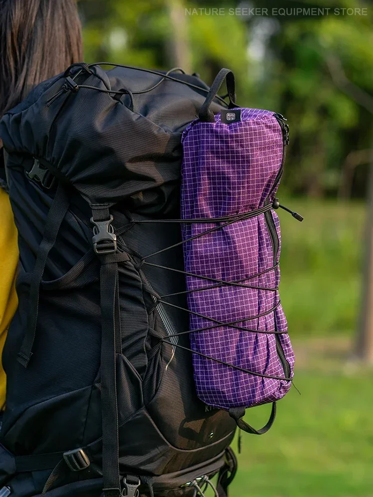 Lightweight External Hanging Bag for Backpack Tactical Hiking Camping Chair Storage Bags Tourism Travel Outdoor Gear Equipment