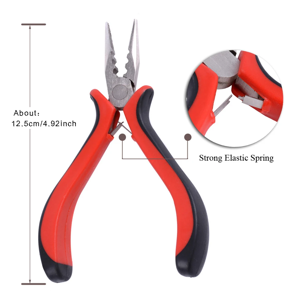 HOT! 1 Bình Sữa/100 Chiếc Micro Liên Kết/Hạt + 1 Chiếc Kéo Câu + 1 Máy Tính 3 Lỗ Kìm làm Tóc Bộ Dụng Cụ
